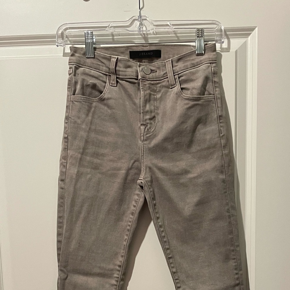 J Brand gray skinny jeans -- size 24